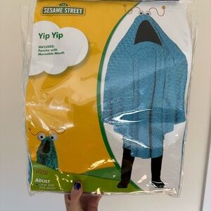 Sesame Street Yip Yip blue martian adult Costume